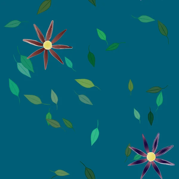 Fleurs Fond Illustration Vectorielle — Image vectorielle