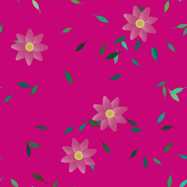 Fond Floral Coloré Illustration Vectorielle Fleurs — Image vectorielle