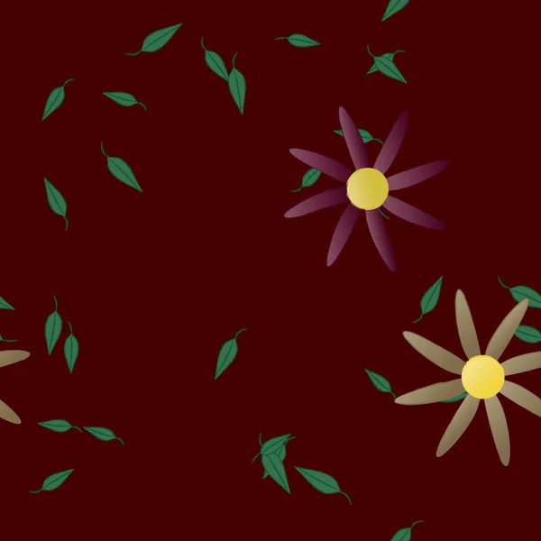 Fleurs Fond Illustration Vectorielle — Image vectorielle