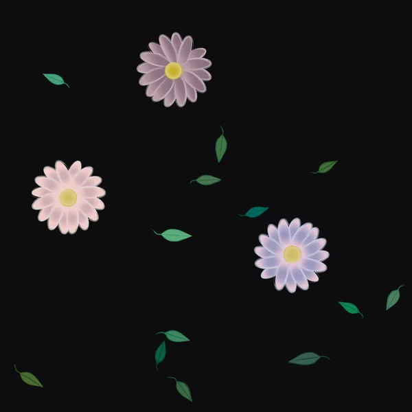 Blumen Hintergrund Vektor Illustration — Stockvektor