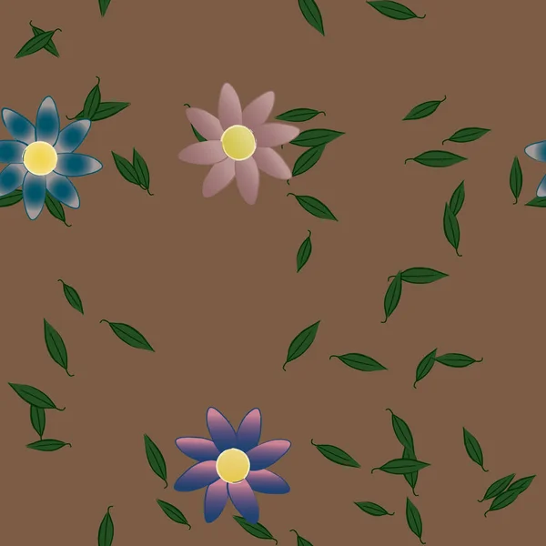 Blumen Hintergrund Vektor Illustration — Stockvektor