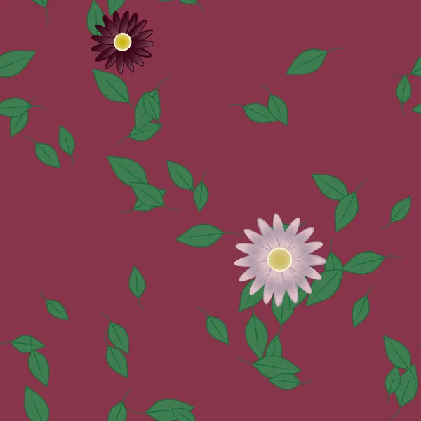 Primavera Flores Fundo Ilustração Vetorial — Vetor de Stock