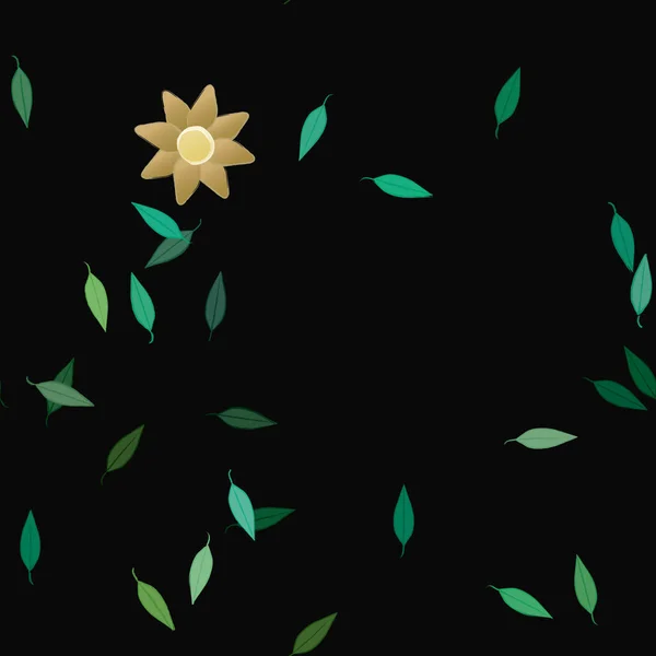 Fleurs Fleur Papier Peint Illustration Vectorielle — Image vectorielle