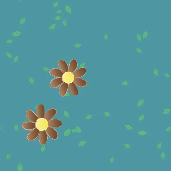 Fleurs Botaniques Fond Illustration Vectorielle — Image vectorielle