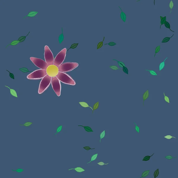 Fondo Floral Color Flores Vector Ilustración — Archivo Imágenes Vectoriales