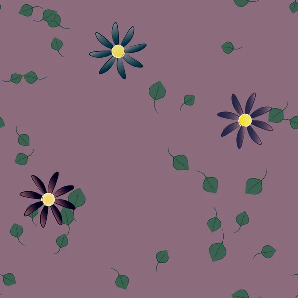 Primavera Flores Fundo Ilustração Vetorial — Vetor de Stock