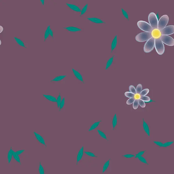 春の花の背景ベクターイラスト — ストックベクタ