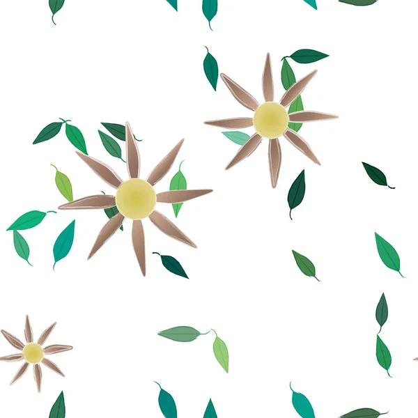 Fleurs Fond Illustration Vectorielle — Image vectorielle