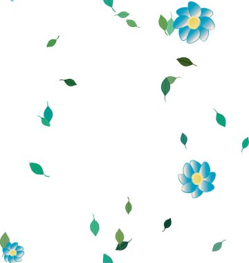 Renkli çiçek arkaplanı, çiçek vektör illüstrasyonu