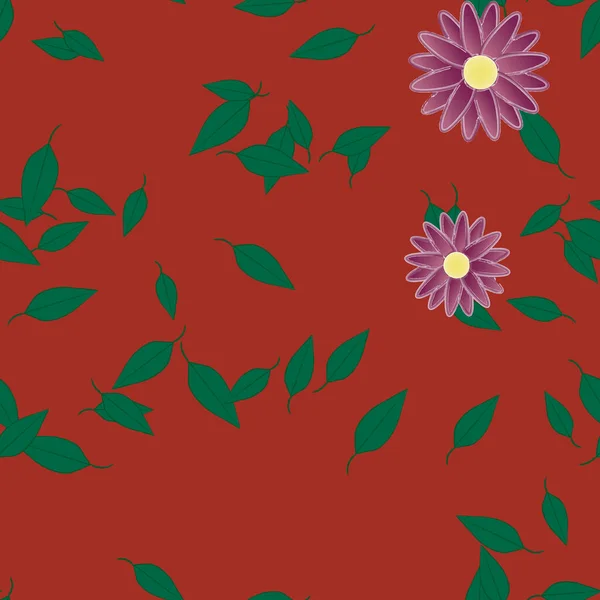 Spring Flowers Background Vector Illustration — Stock Vector