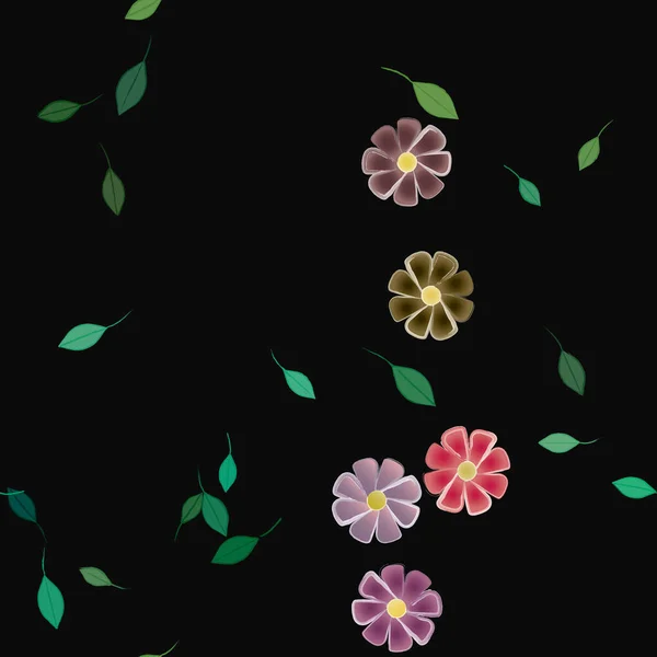 Fleurs Fond Illustration Vectorielle — Image vectorielle