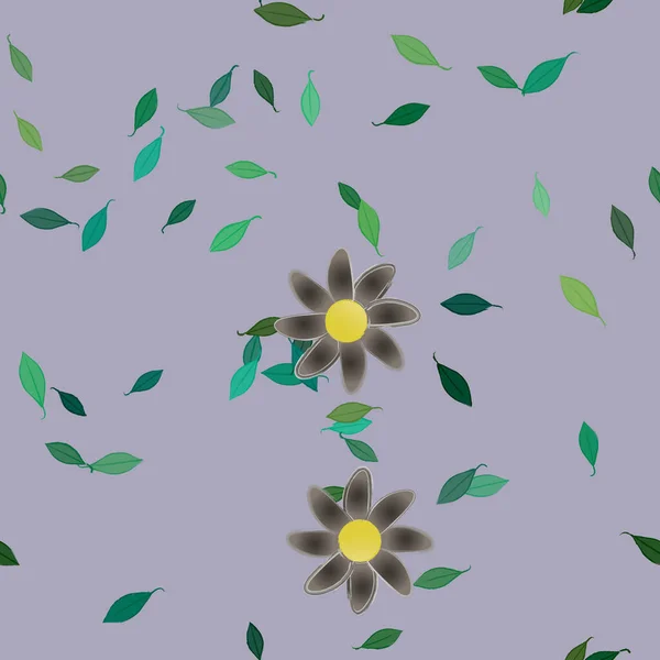 Frühling Blumen Hintergrund Vektor Illustration — Stockvektor