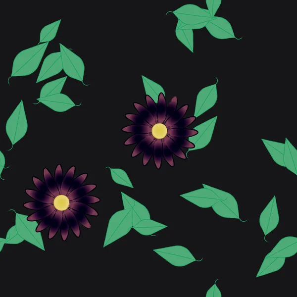 Blumen Hintergrund Vektor Illustration — Stockvektor