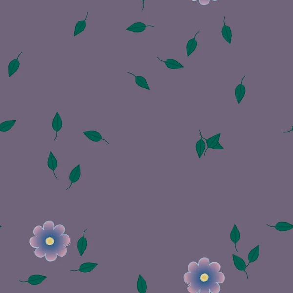 Fleurs Été Fond Illustration Vectorielle — Image vectorielle