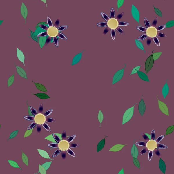 Fond Floral Coloré Illustration Vectorielle Fleurs — Image vectorielle