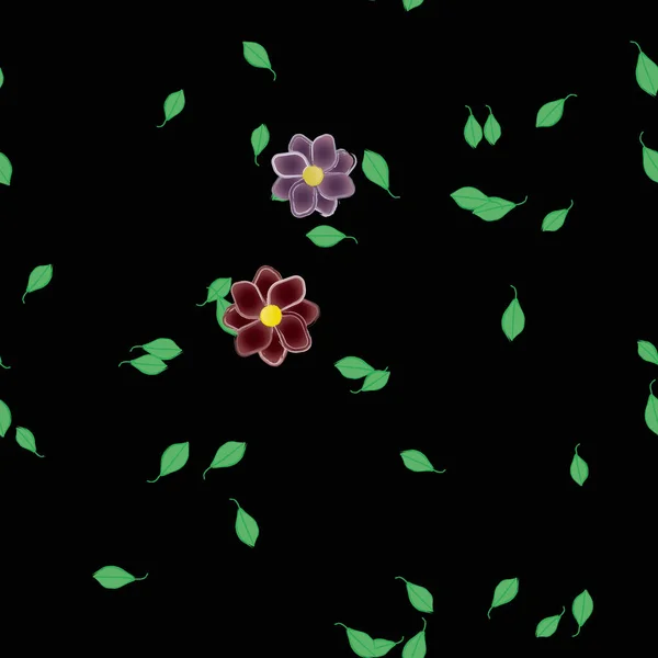 Flowers Background Vector Illustration — Stock Vector