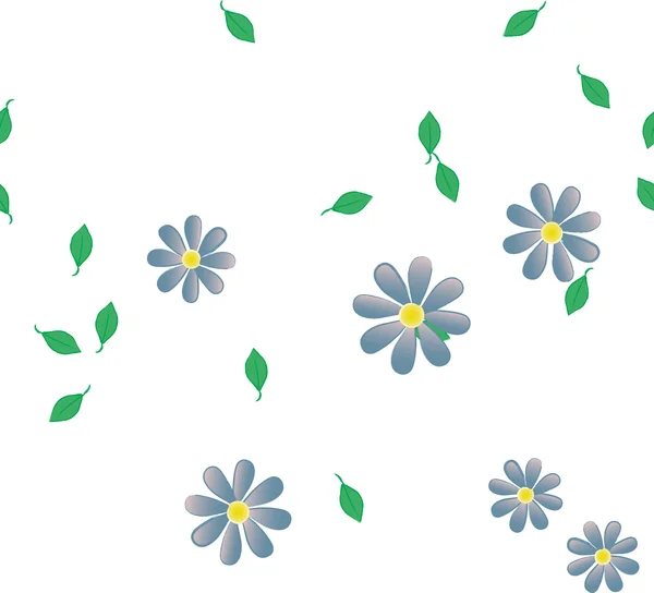 Tavaszi Virágok Háttér Vektor Illusztráció — Stock Vector