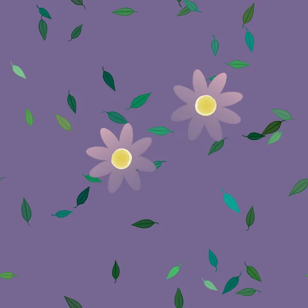 Flowers Background Vector Illustration — Stock Vector