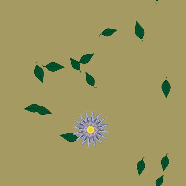 Flores Primavera Fondo Vector Ilustración — Vector de stock