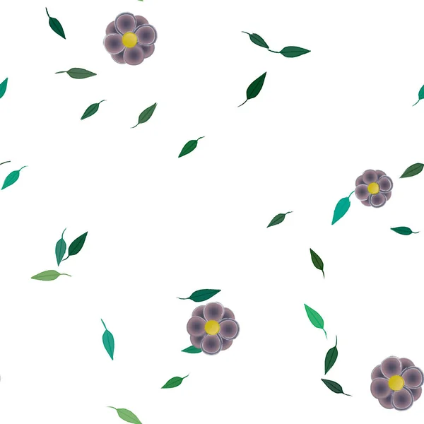 Fond Floral Coloré Illustration Vectorielle Fleurs — Image vectorielle