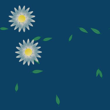 Kusursuz çiçek şablonu, soyut duvar kağıdı, vektör illüstrasyonu  