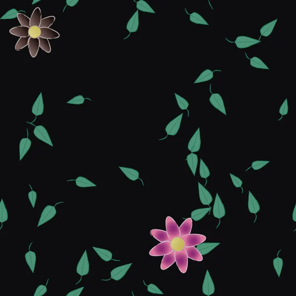 Bezešvé Květinové Šablony Abstraktní Tapety Vektorové Ilustrace — Stockový vektor