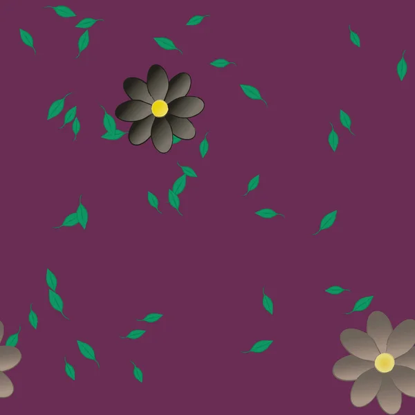 Απρόσκοπτη Floral Πρότυπο Αφηρημένη Ταπετσαρία Διανυσματική Απεικόνιση — Διανυσματικό Αρχείο