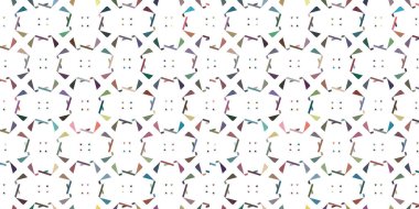 Modern geometrik vektör tasarımı, kusursuz desen çizimi