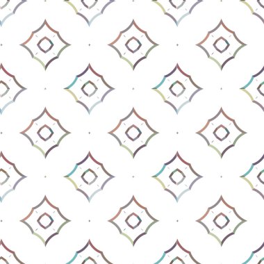 Modern geometrik vektör tasarımı, kusursuz desen çizimi