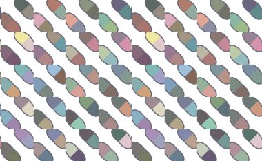 Modern geometrik vektör tasarımı, kusursuz desen çizimi