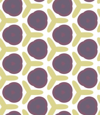 Modern geometrik vektör tasarımı, kusursuz desen çizimi