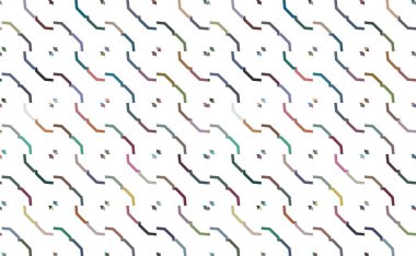 Modern geometrik vektör tasarımı, kusursuz desen çizimi