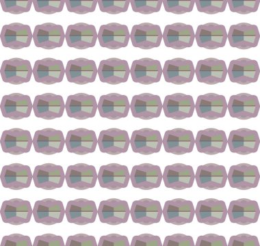 Modern geometrik vektör tasarımı, kusursuz desen çizimi