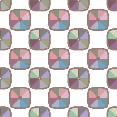 Modern geometrik vektör tasarımı, kusursuz desen çizimi