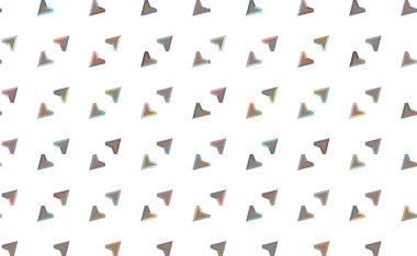 Modern geometrik vektör tasarımı, kusursuz desen çizimi