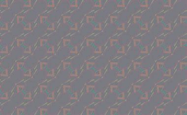 Modern geometrik vektör tasarımı, kusursuz desen çizimi