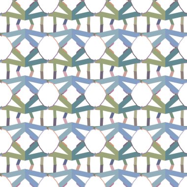 Modern geometrik vektör tasarımı, kusursuz desen çizimi