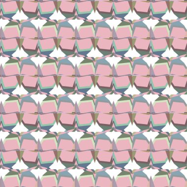 Modern geometrik vektör tasarımı, kusursuz desen çizimi