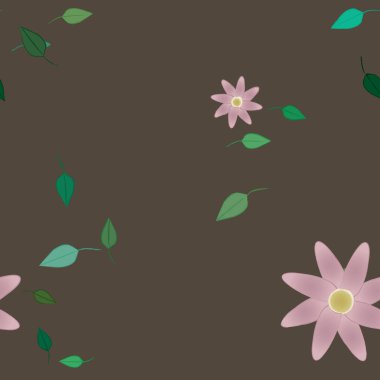 Yaprakları pürüzsüz arkaplan, vektör illüstrasyonu