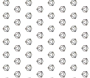 Geometrik süslemeli vektör deseni. Kusursuz tasarım dokusu. 