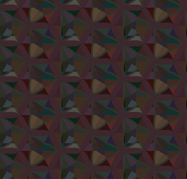 Geometrik süslemeli vektör deseni. Kusursuz tasarım dokusu. 