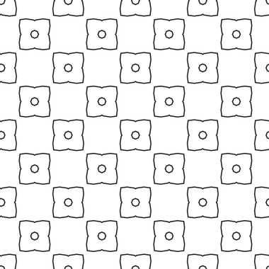 Geometrik süslemeli vektör deseni. Kusursuz tasarım dokusu. 