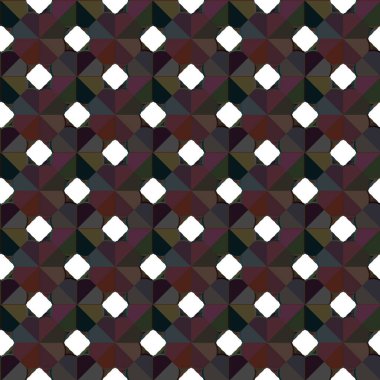 Geometrik süslemeli vektör deseni. Kusursuz tasarım dokusu.