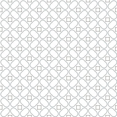 Geometrik süslemeli vektör deseni. Kusursuz tasarım dokusu.