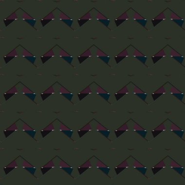 Modern geometrik vektör tasarımı, kusursuz desen çizimi