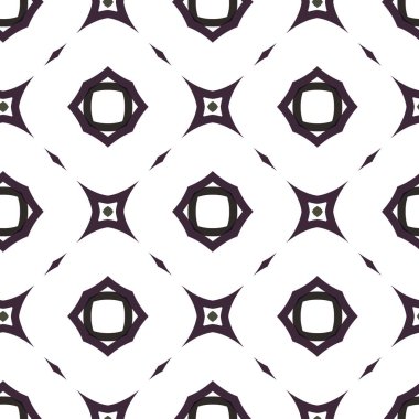 Geometrik süslemeli kusursuz desen. vektör illüstrasyonu