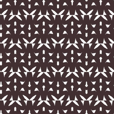 Geometrik süslemeli vektör deseni. Kusursuz tasarım dokusu.