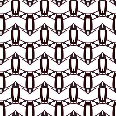 Modern geometrik vektör tasarımı, kusursuz desen çizimi