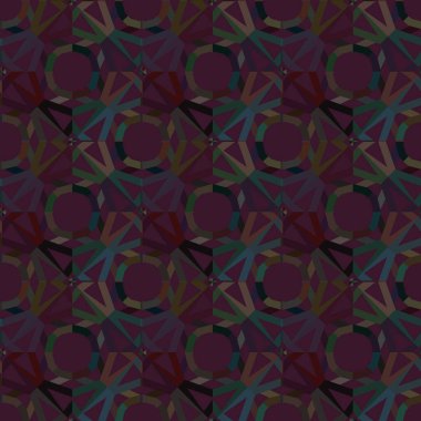 Modern geometrik vektör tasarımı, kusursuz desen çizimi