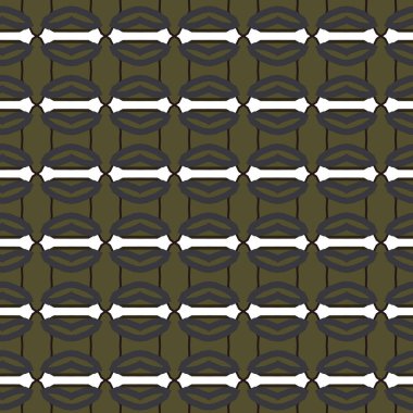 Geometrik süslemeli vektör deseni. Kusursuz tasarım dokusu. 